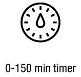 0 - 150 Minutes Timer with Auto Shut-off