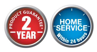 2-Year Guarantee & Home Service