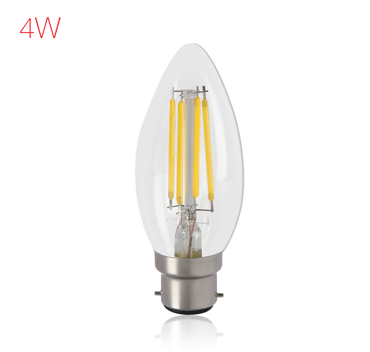 BrightFill LED Filament Candle - 4 W
