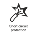 Short circuit protection available in the output