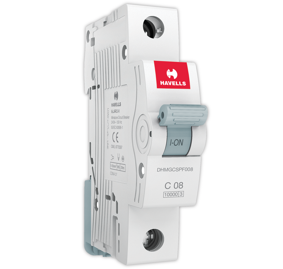 Details about   Havells 10 Amp Type C Mcb Circuit Breaker Single Phase Pole PSH110C 