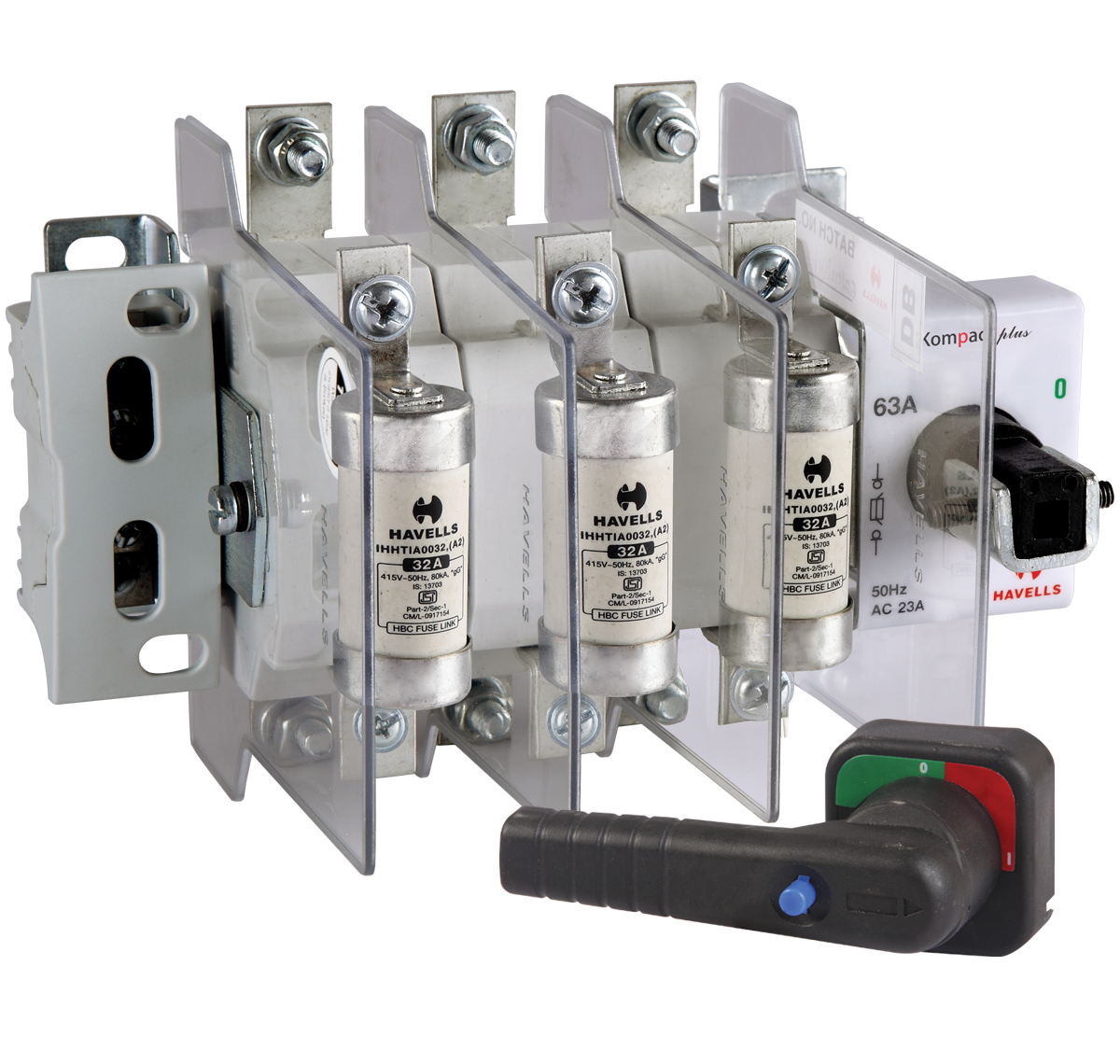 Kompact Plus Switch Disconnector Fuse unit with  Open Execution 3 Fuse